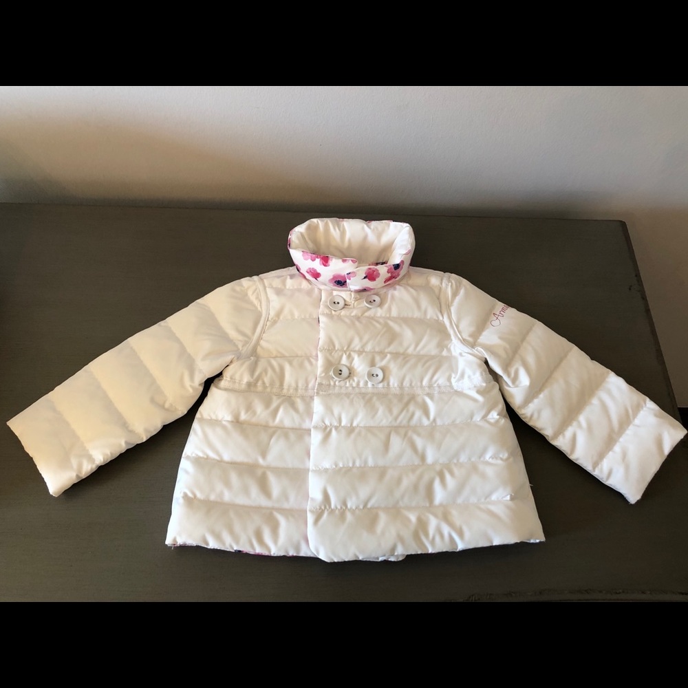 Baby girls’ puffer jacket by Armani